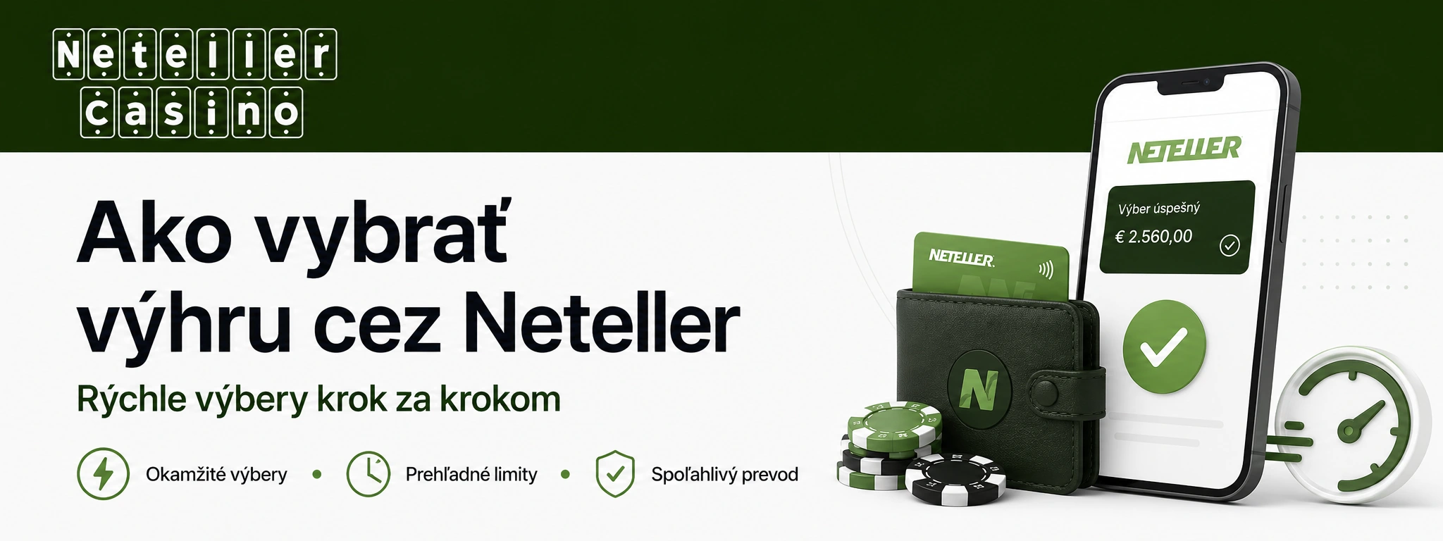 Výber výhry z kasína cez Neteller