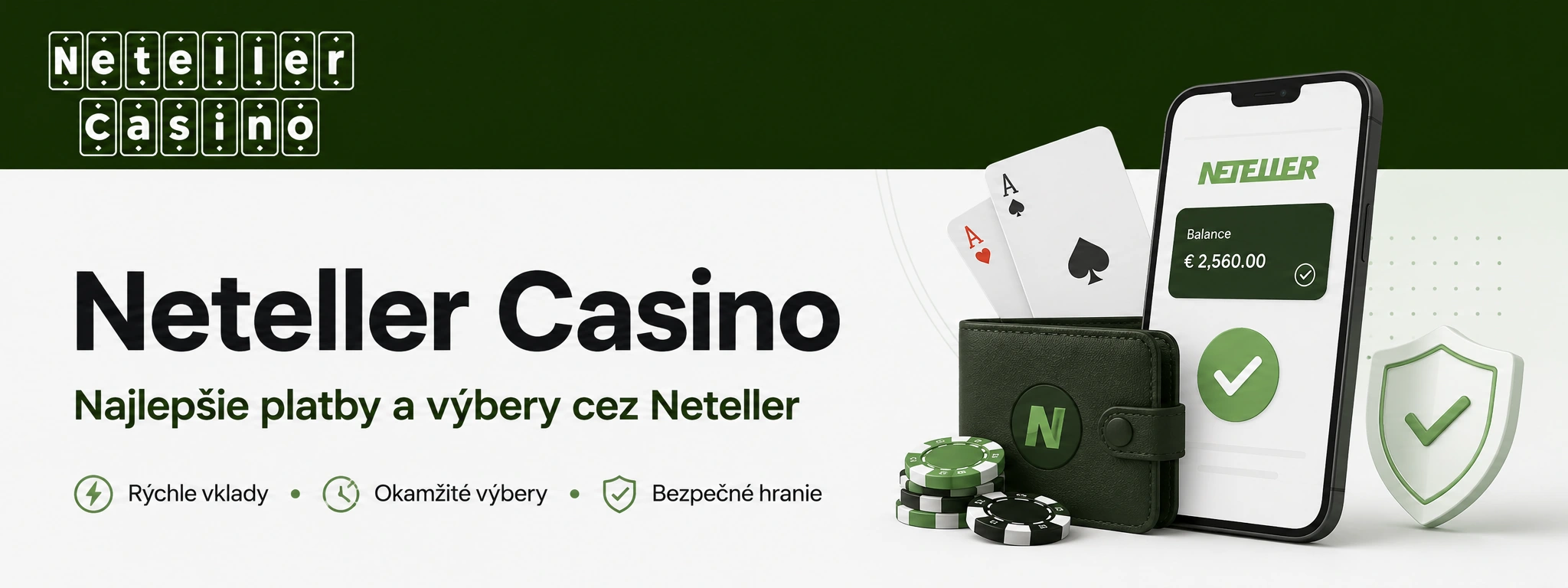 Platby a výbery cez Neteller v online kasíne